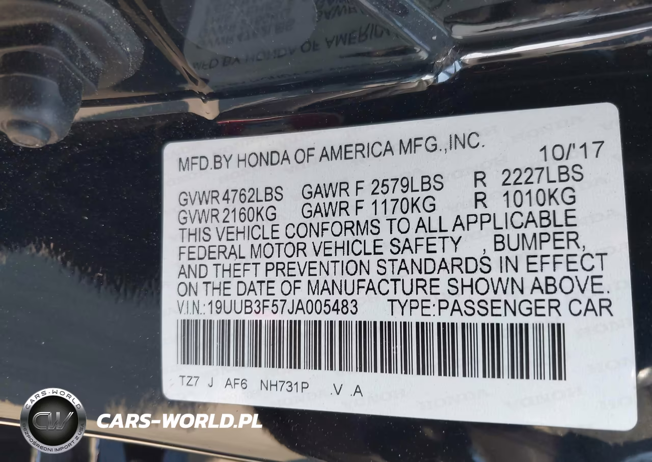 2018 Acura Tlx Tech Pkg VIN:19UUB3F57JA005483 - 9