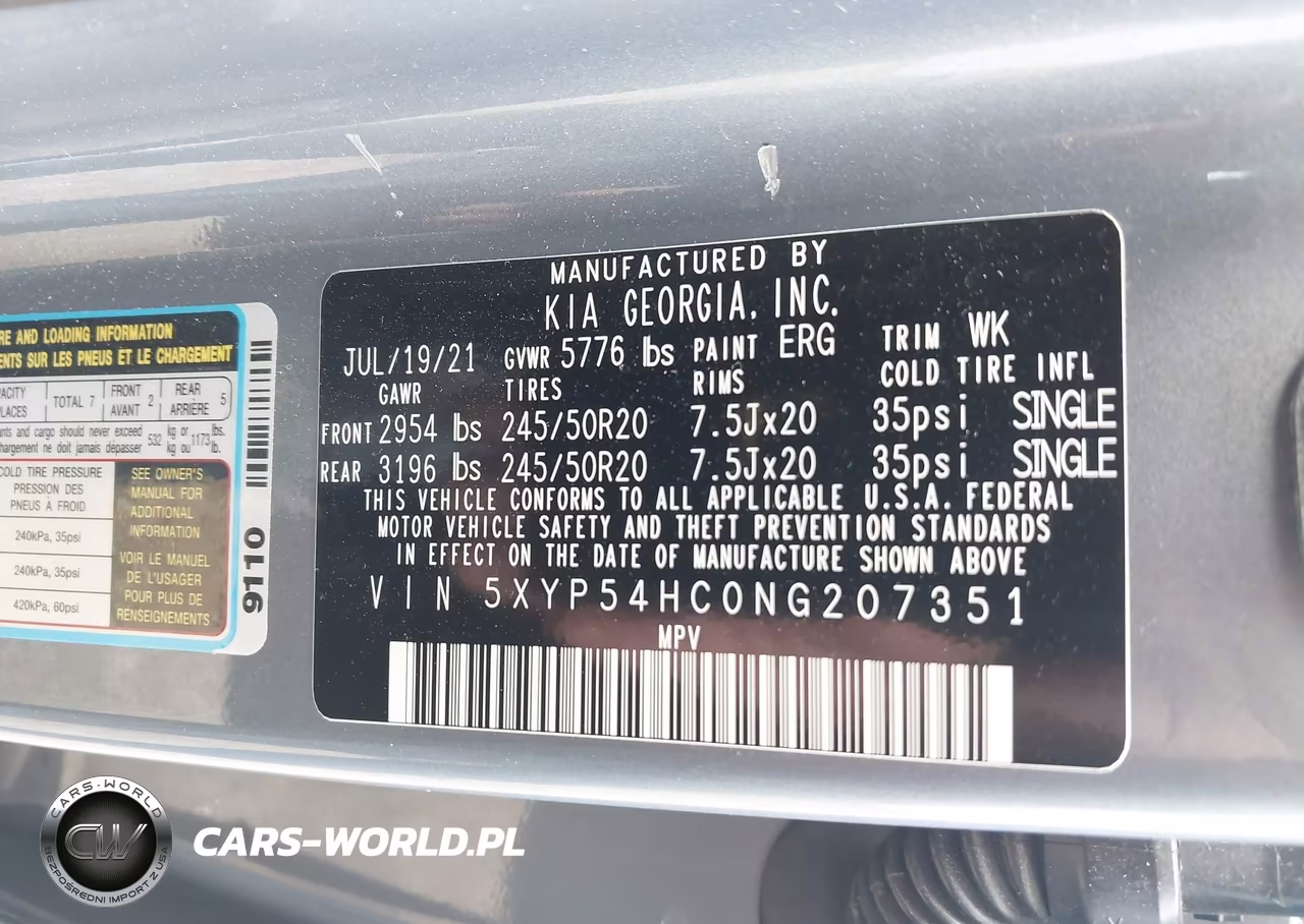 2022 Kia Telluride Sx VIN:5XYP54HC0NG207351 - 9