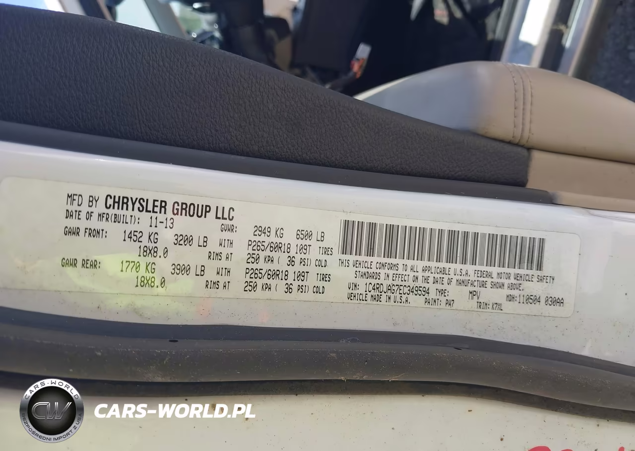 2014 Dodge Durango Sxt VIN:1C4RDJAG7EC349594 - 9