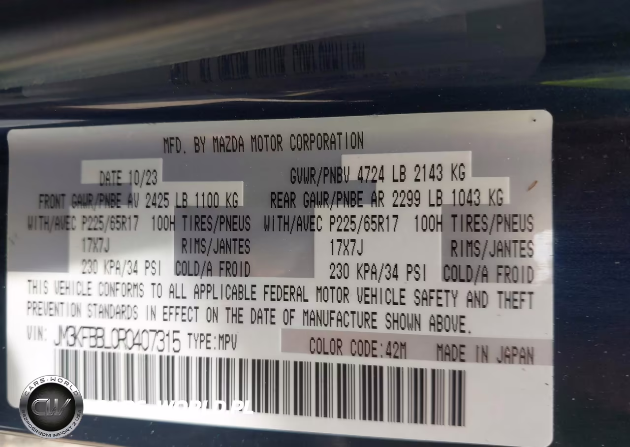 2024 Mazda Cx-5 2.5 S Select VIN:JM3KFBBL0R0407315 - 9