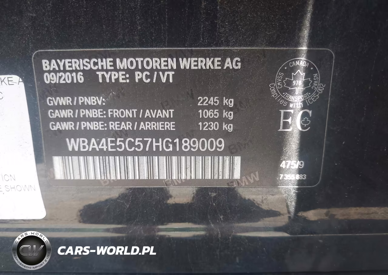 2017 BMW 440I Gran Coupe xDrive VIN:WBA4E5C57HG189009 - 9
