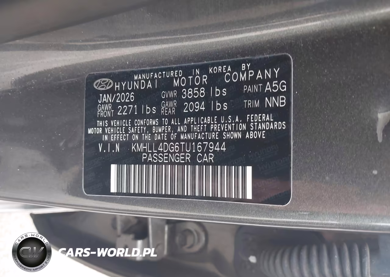 2026 Hyundai Elantra Se VIN:KMHLL4DG6TU167944 - 9