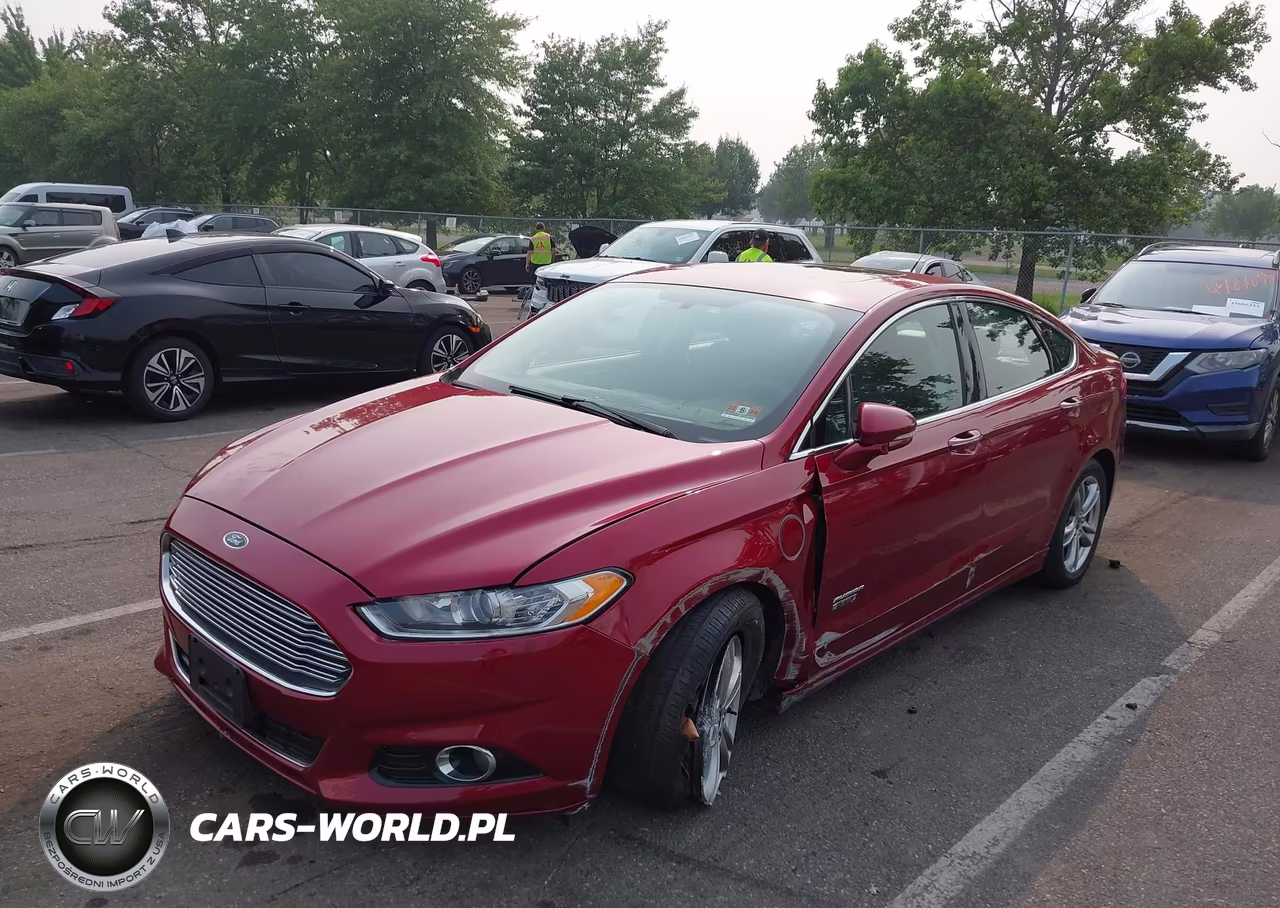2015 Ford Fusion Energi Titanium VIN:3FA6P0SU3FR217417 - 2
