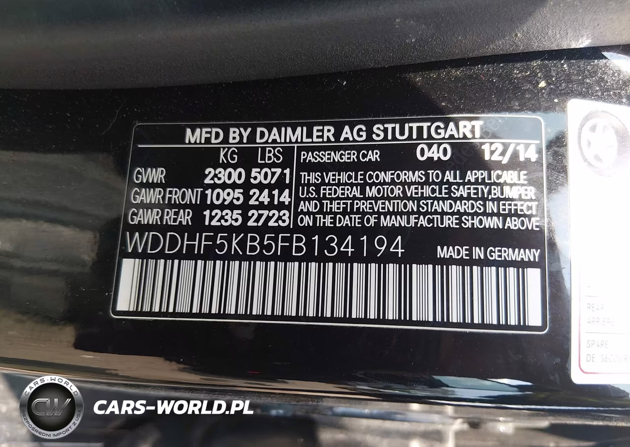 2015 Mercedes-Benz E 350 VIN:WDDHF5KB5FB134194 - 9
