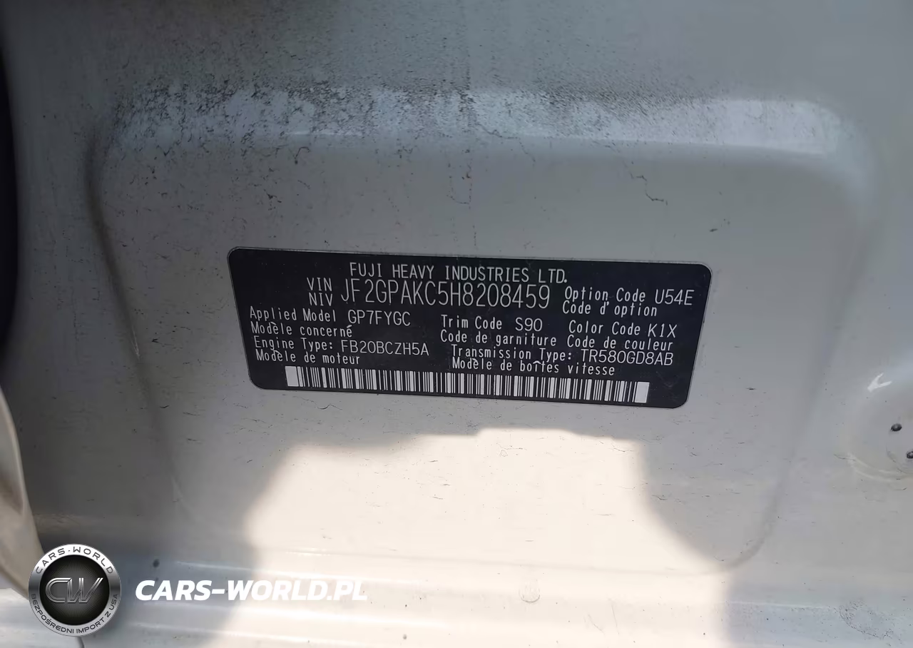 2017 Subaru Crosstrek 2.0I Limited VIN:JF2GPAKC5H8208459 - 9