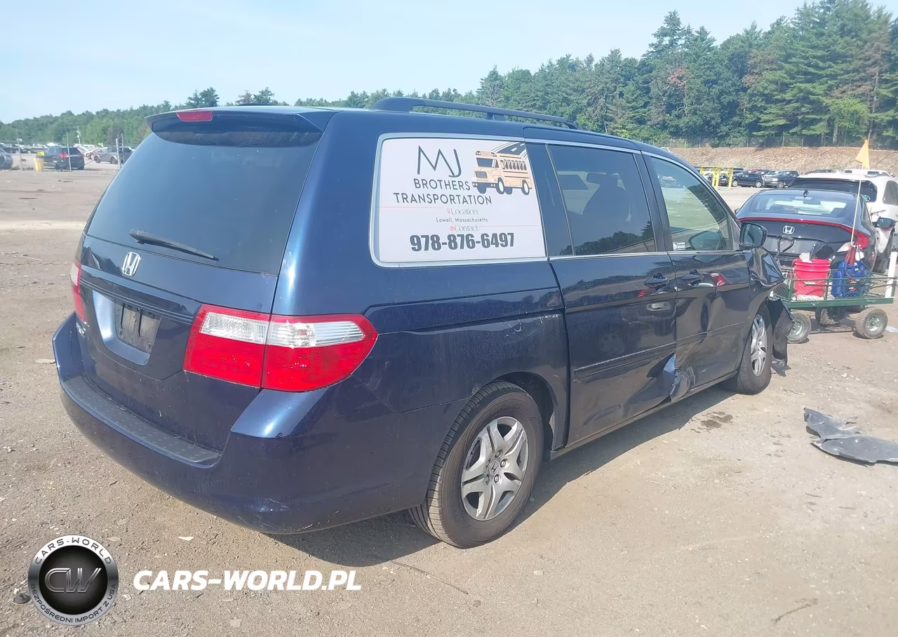 2007 Honda Odyssey Ex-L VIN:5FNRL38747B079332 - 4