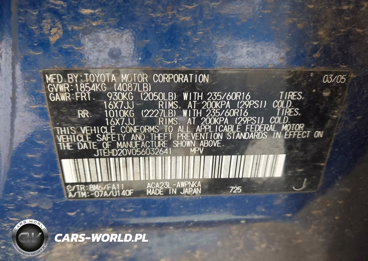 2005 Toyota Rav4 VIN:JTEHD20V056032641 - 9