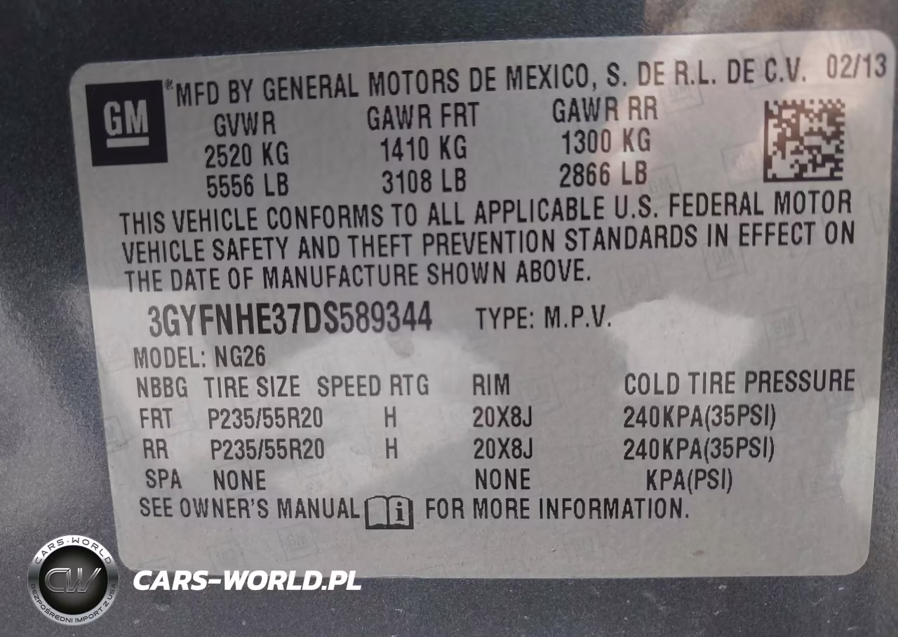 2013 Cadillac Srx Performance Collection VIN:3GYFNHE37DS589344 - 9