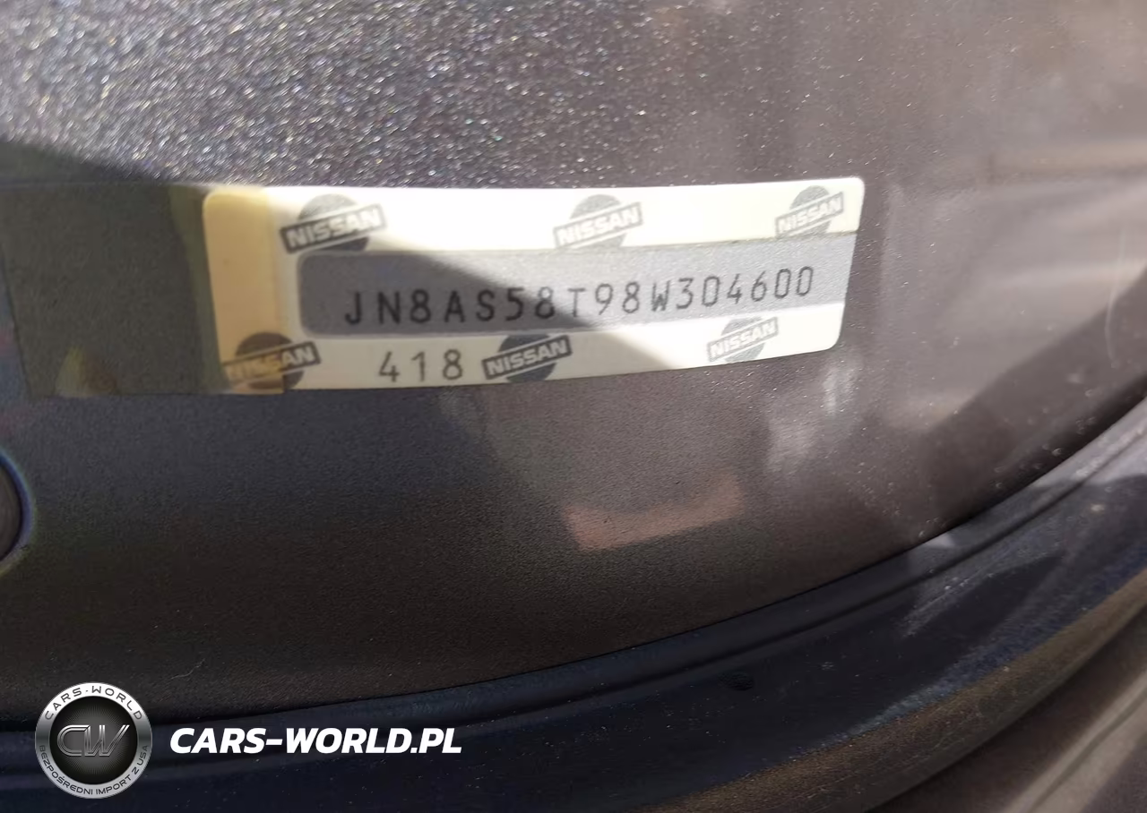 2008 Nissan Rogue VIN:JN8AS58T98W304600 - 9