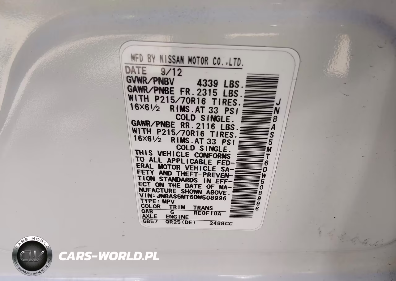 2013 Nissan Rogue S VIN:JN8AS5MT6DW508996 - 9