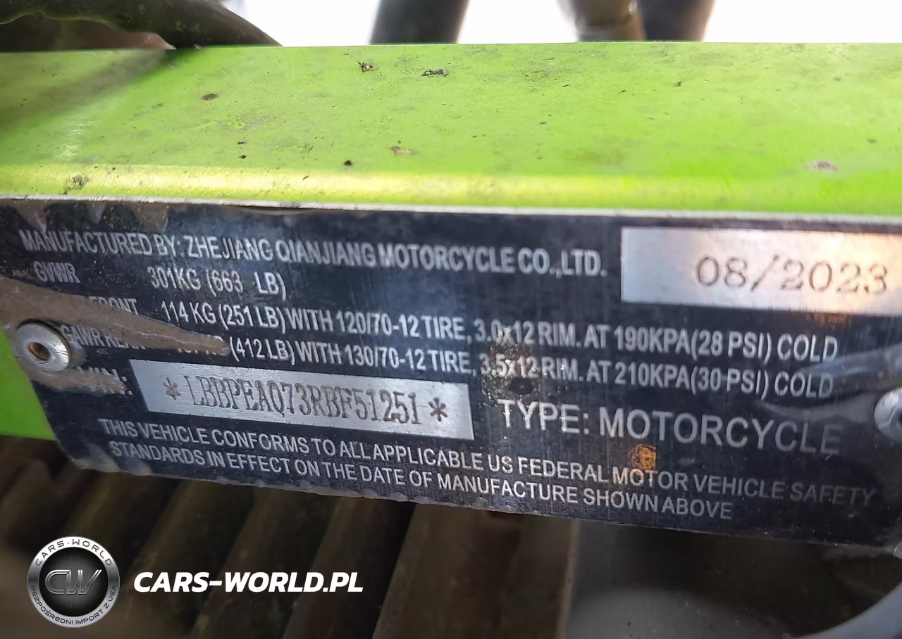 2024 Benelli Tnt Other VIN:LBBPEA073RBF51251 - 10