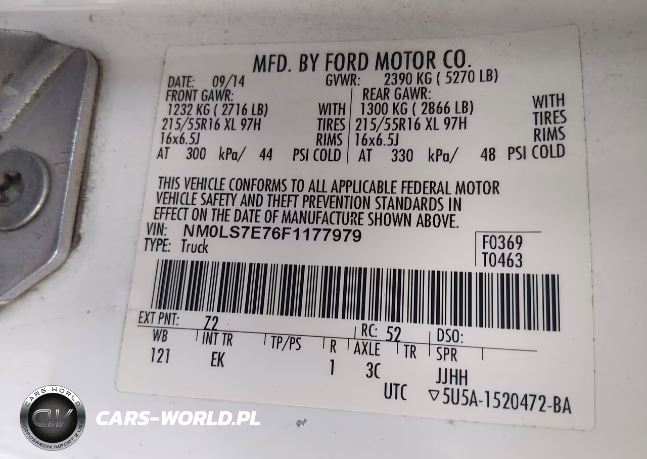 2015 Ford Transit Connect Xl VIN:NM0LS7E76F1177979 - 9