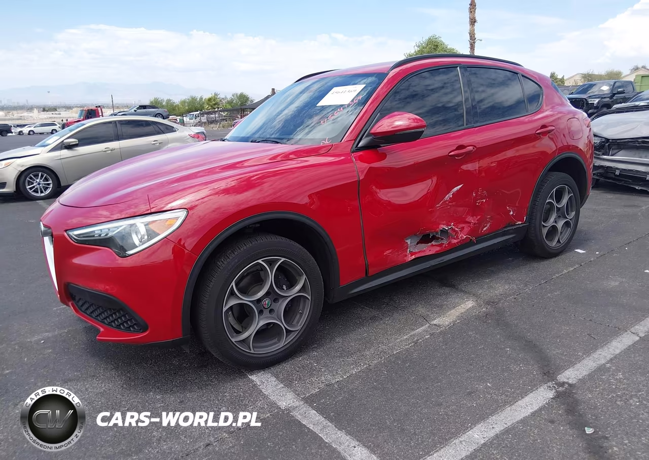 2018 Alfa Romeo Stelvio Sport Awd VIN:ZASFAKPN2J7B77203 - 2