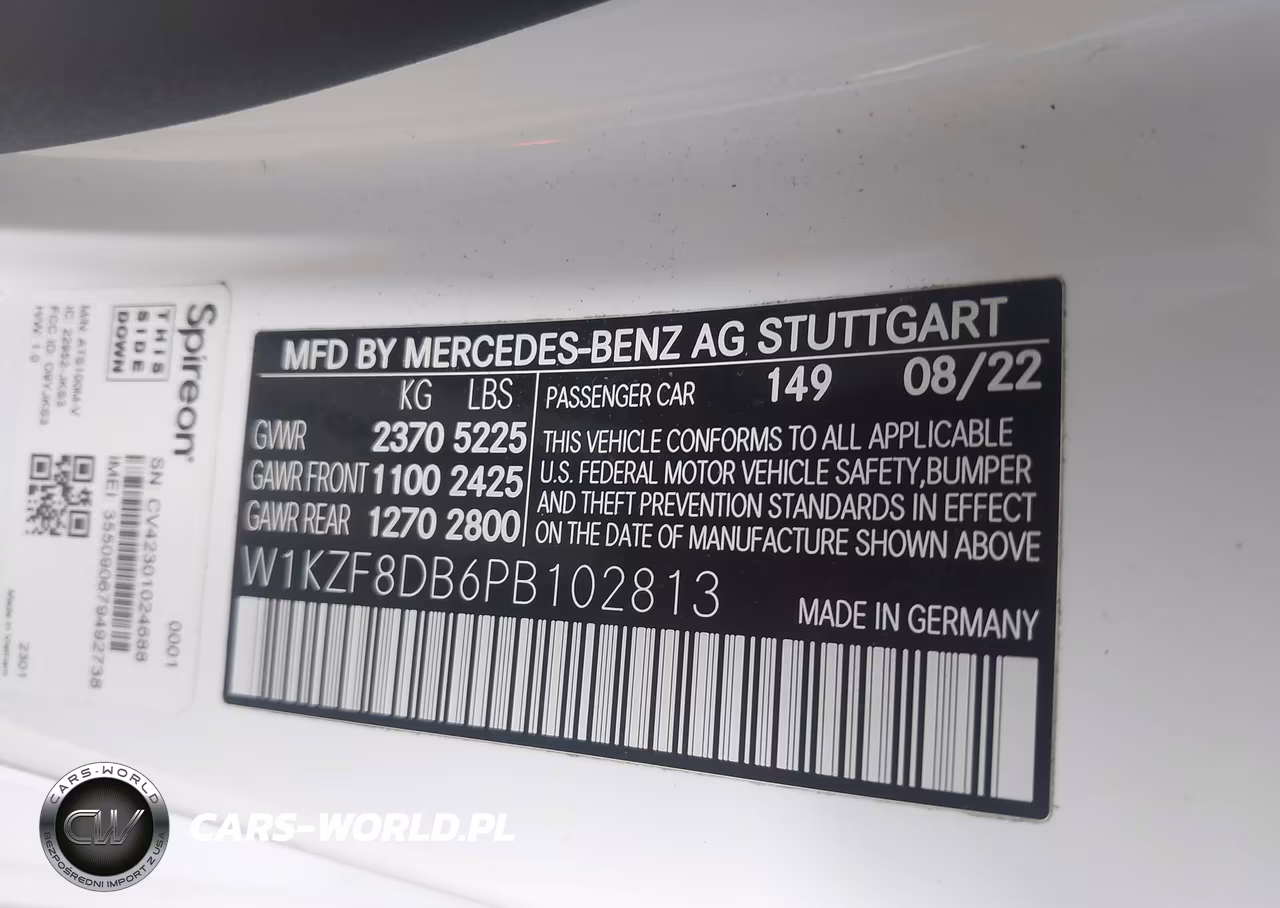 2023 Mercedes-Benz E 350 VIN:W1KZF8DB6PB102813 - 9
