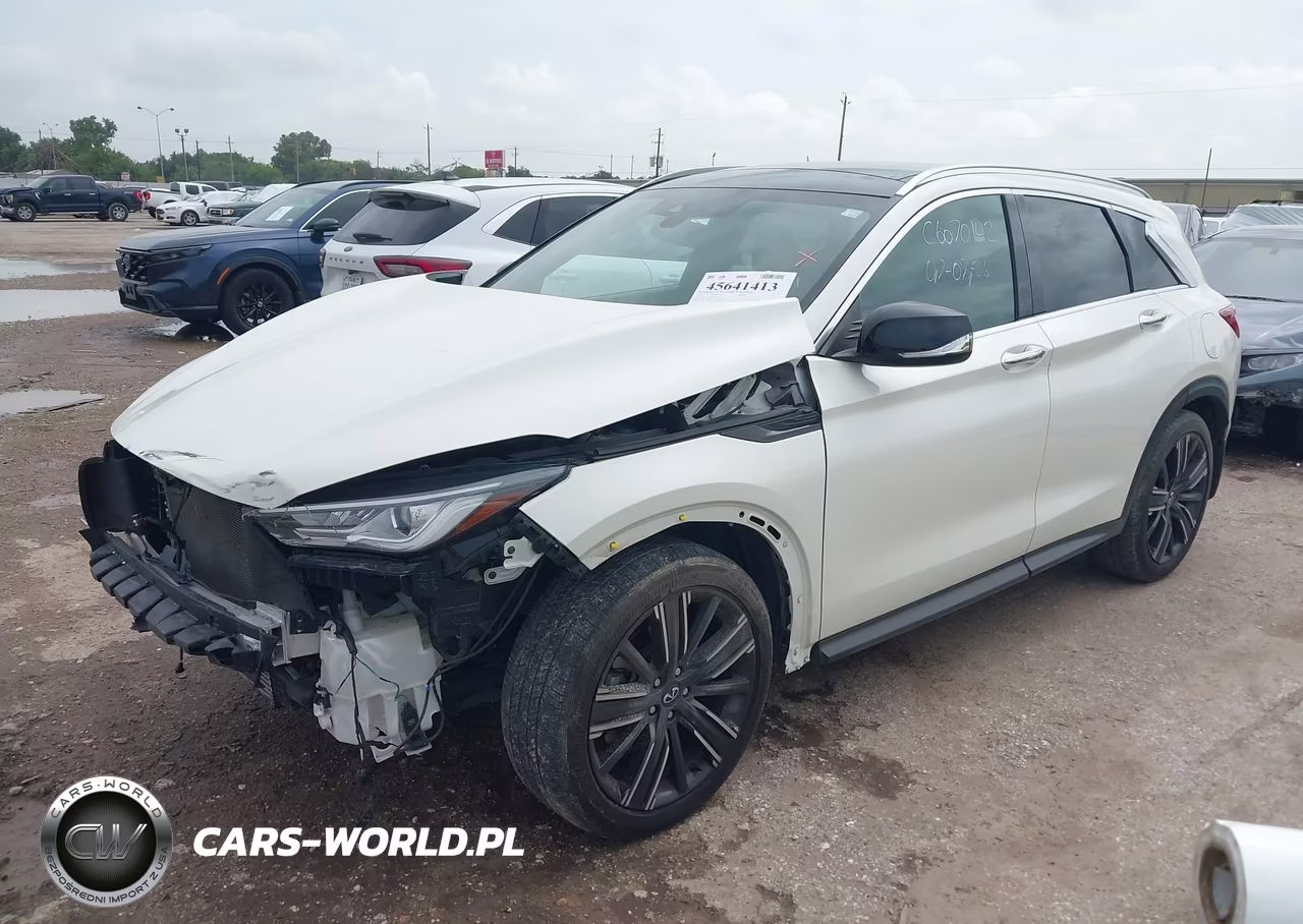 2022 Infiniti Qx50 Luxe VIN:3PCAJ5BA0NF106784 - 2