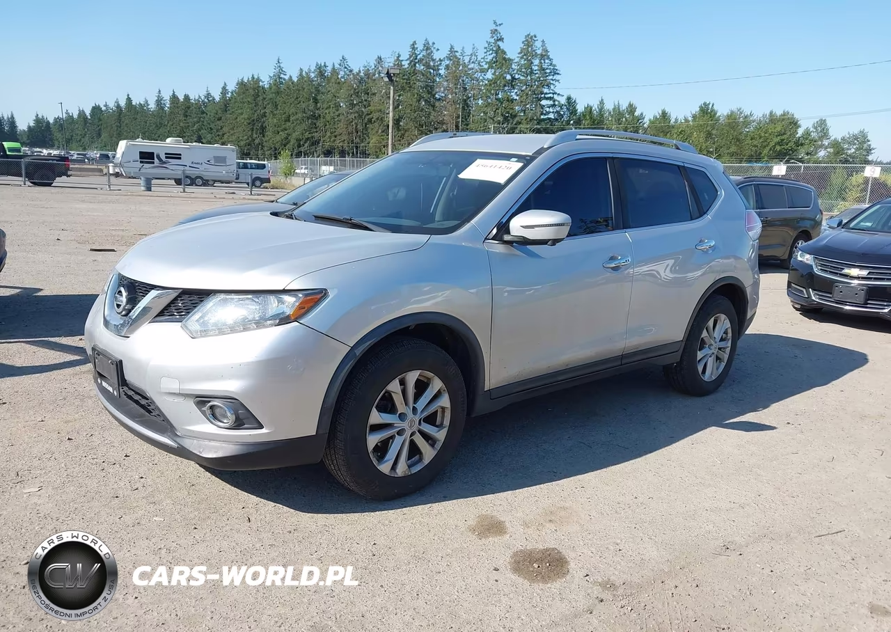2016 Nissan Rogue S-Sl-Sv VIN:KNMAT2MV6GP644567 - 2