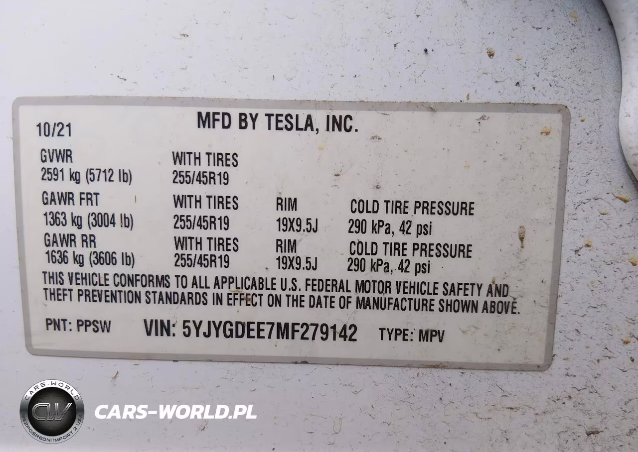 2021 Tesla Model Y Long Range Dual Motor All-Wheel Drive VIN:5YJYGDEE7MF279142 - 9