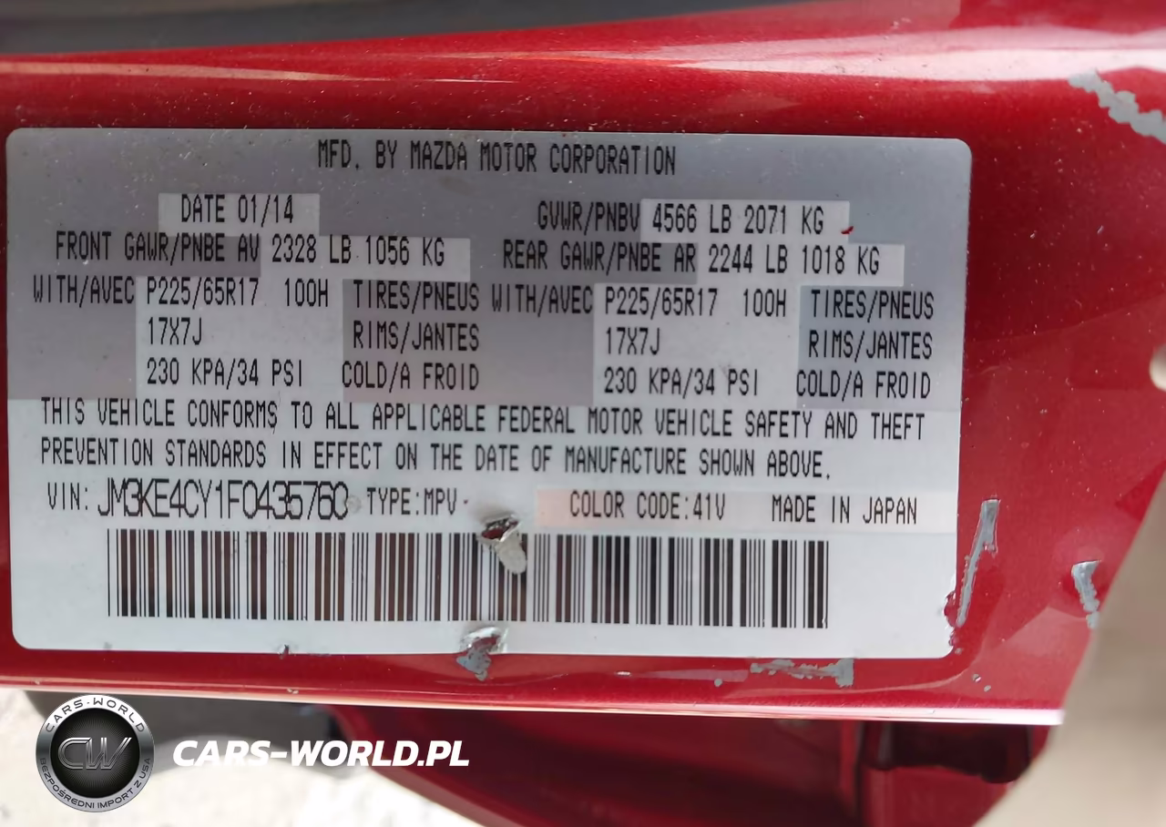 2015 Mazda Cx-5 Touring VIN:JM3KE4CY1F0435760 - 9