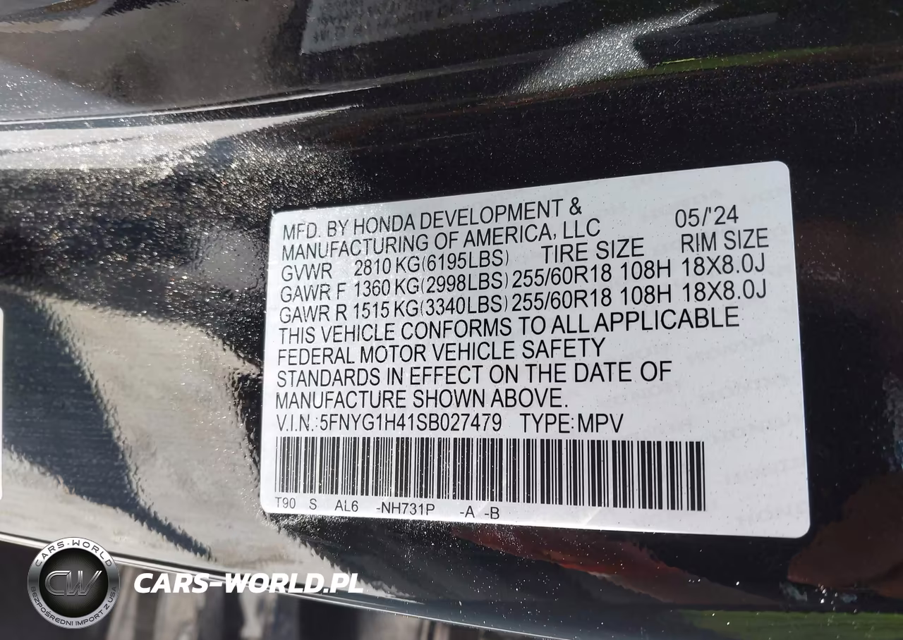 2025 Honda Pilot Ex-L VIN:5FNYG1H41SB027479 - 9