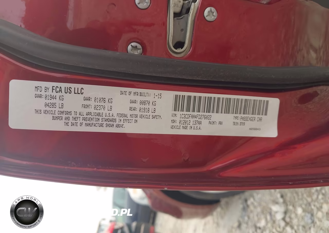 2015 Dodge Dart Se VIN:1C3CDFAA4FD276022 - 9