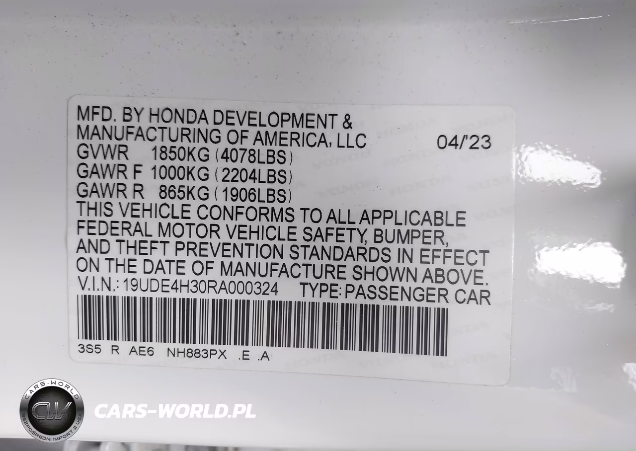 2024 Acura Integra A-Spec VIN:19UDE4H30RA000324 - 9