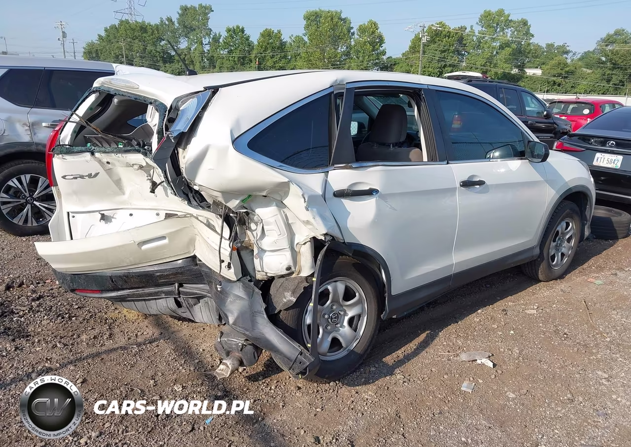 2014 Honda Cr-V Lx VIN:5J6RM3H37EL013355 - 4