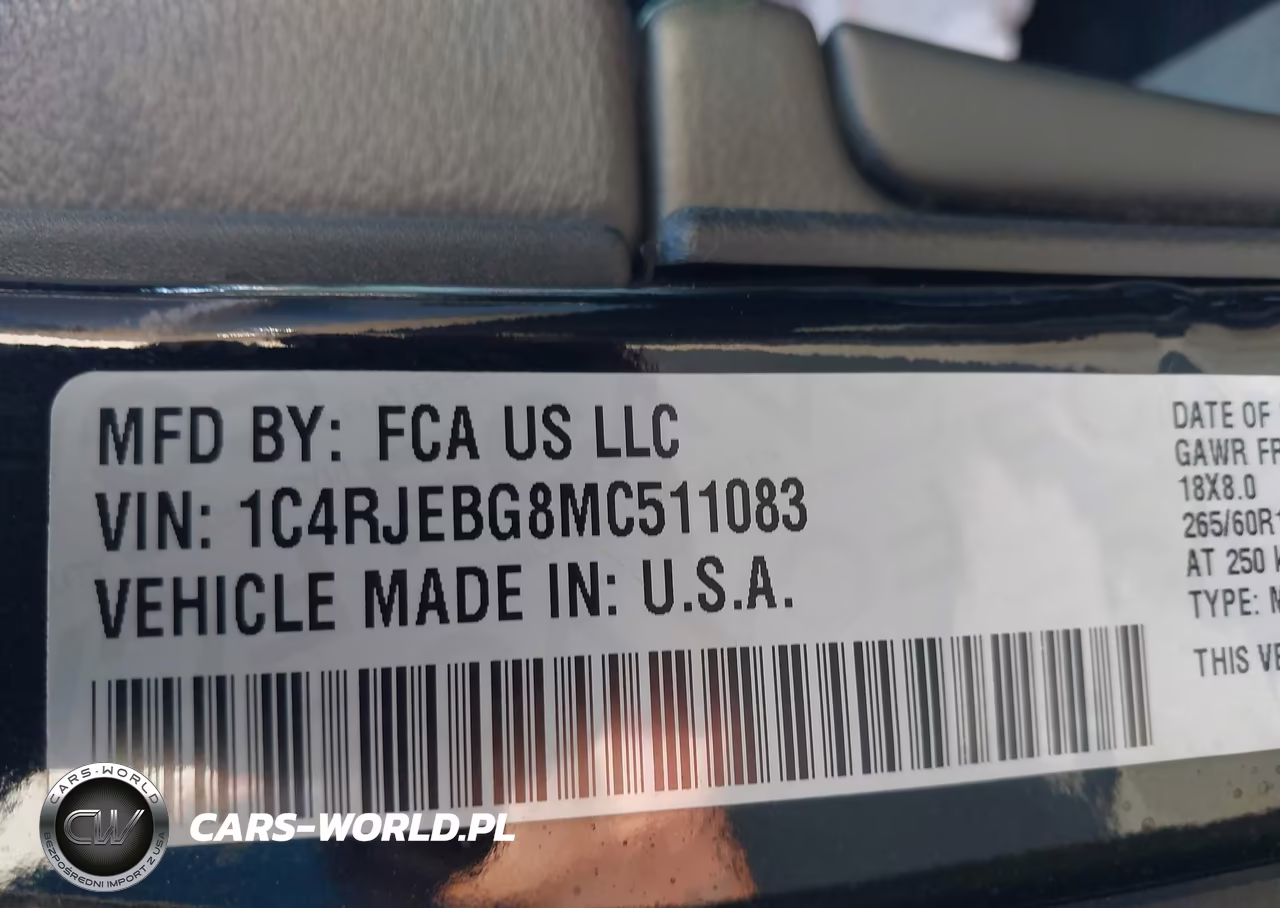 2021 Jeep Grand Cherokee Limited 4X2 VIN:1C4RJEBG8MC511083 - 9