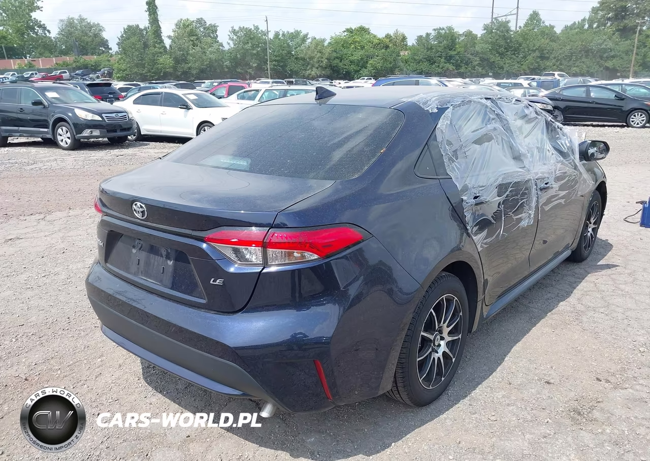2022 Toyota Corolla Le VIN:5YFEPMAE3NP336872 - 4
