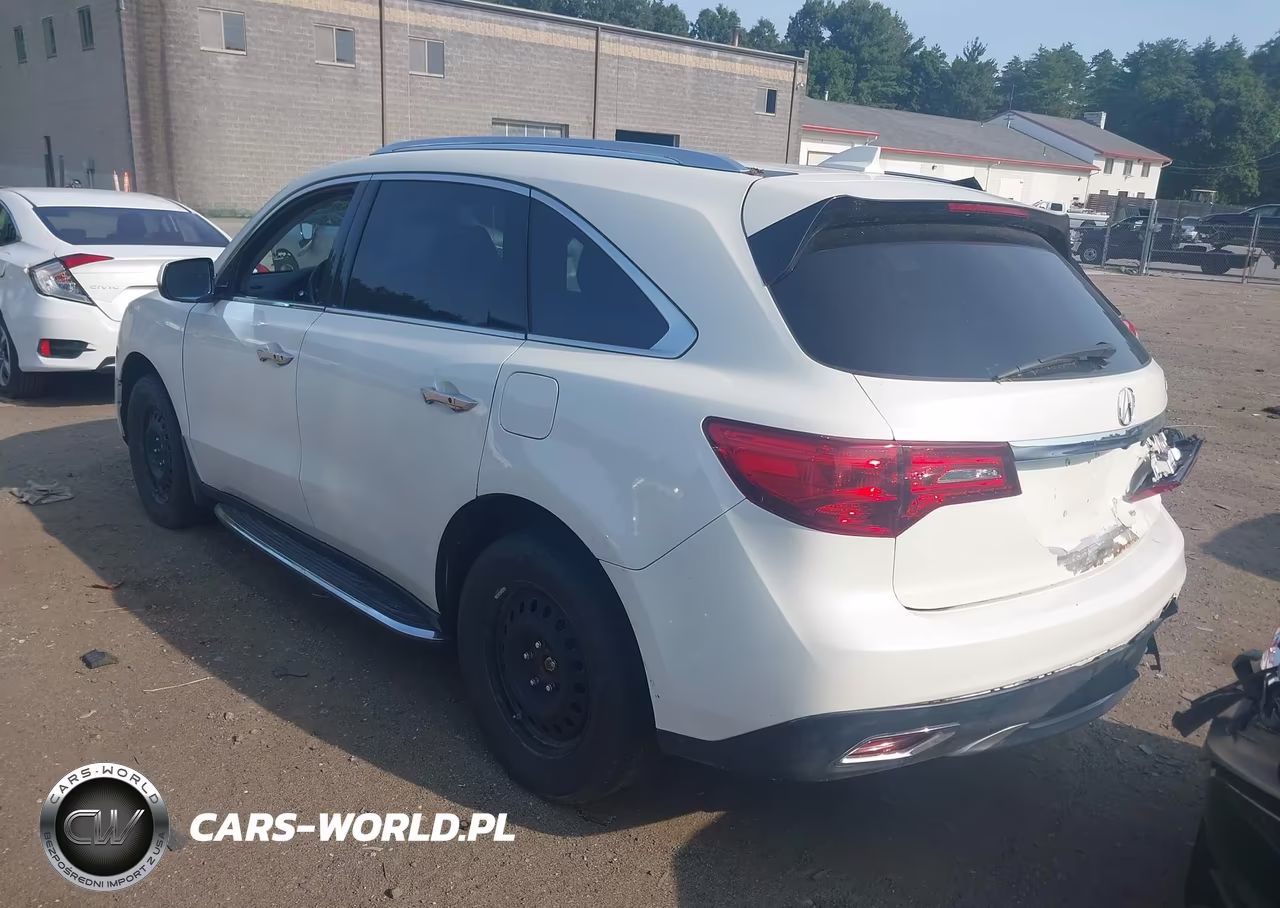 2016 Acura Mdx Technology Entertainment Packages-Technology, Entertainment Acurawatch Plus Packages VIN:5FRYD4H68GB033474 - 3