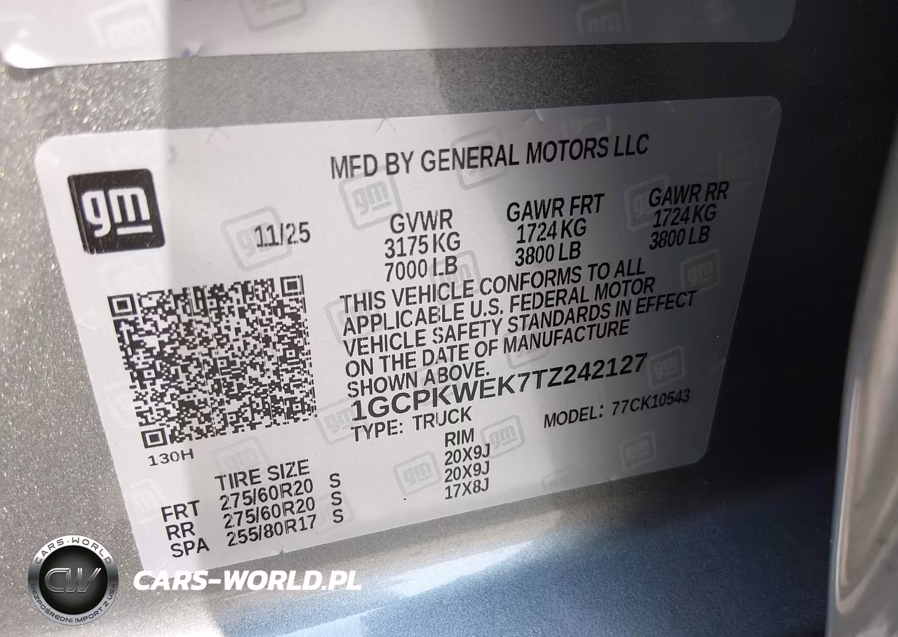 2026 Chevrolet Silverado 1500 4Wd Short Bed Rst VIN:1GCPKWEK7TZ242127 - 9