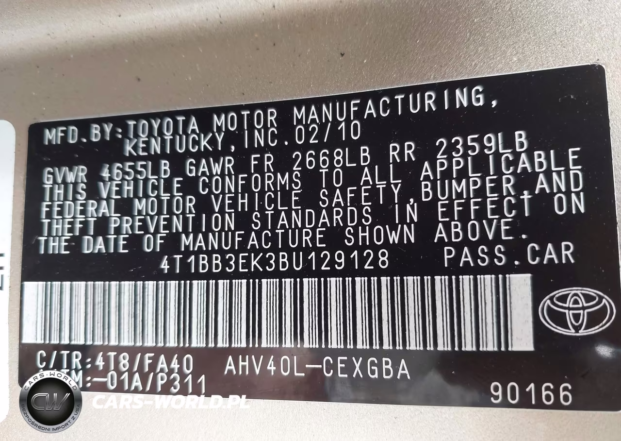 2011 Toyota Camry Hybrid VIN:4T1BB3EK3BU129128 - 9