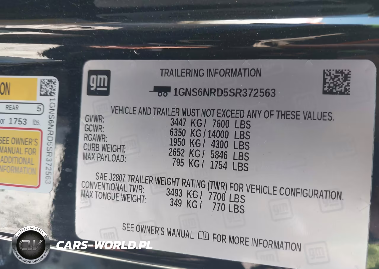 2025 Chevrolet Tahoe 4Wd Lt VIN:1GNS6NRD5SR372563 - 9