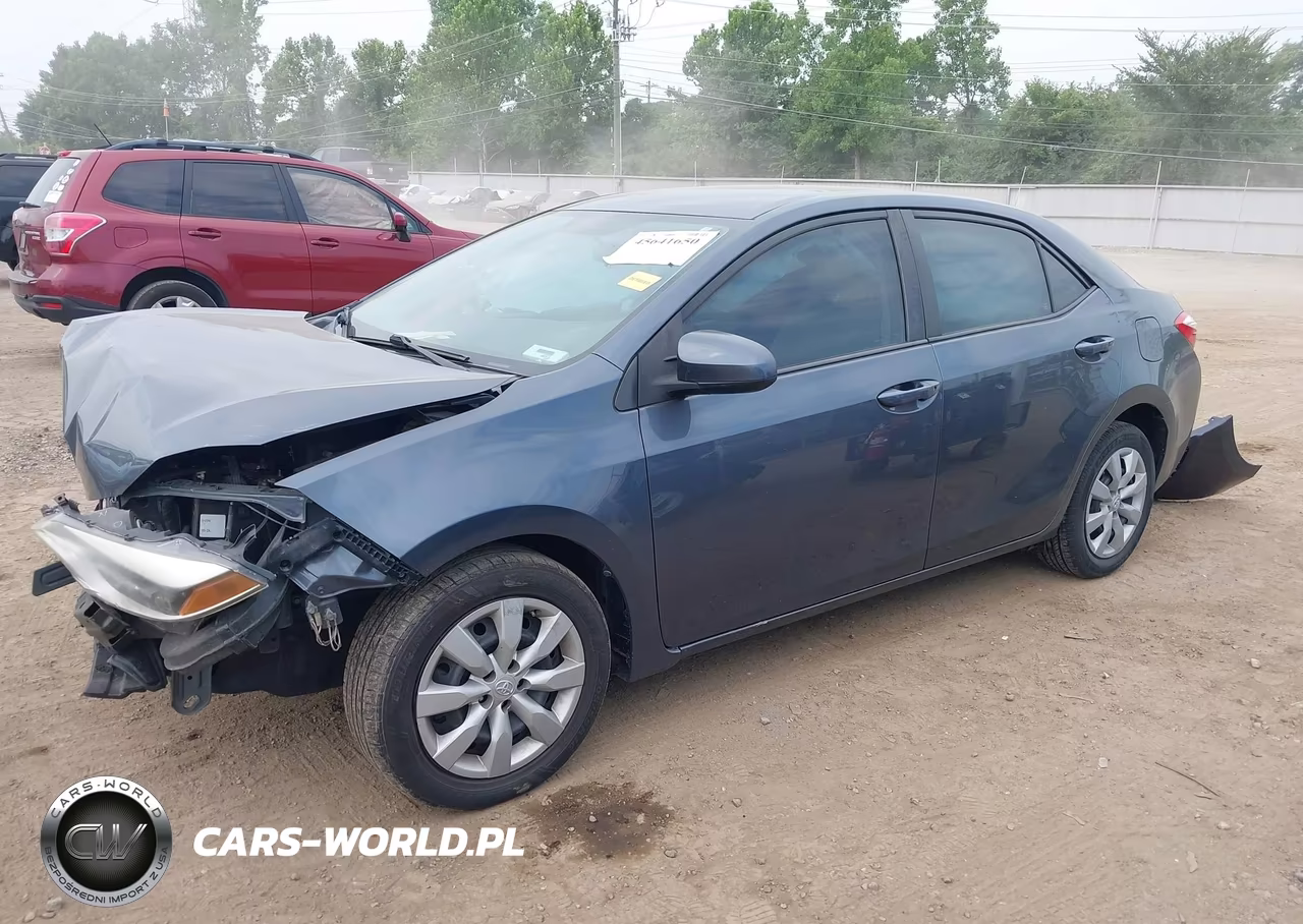 2015 Toyota Corolla Le VIN:2T1BURHE8FC299298 - 2