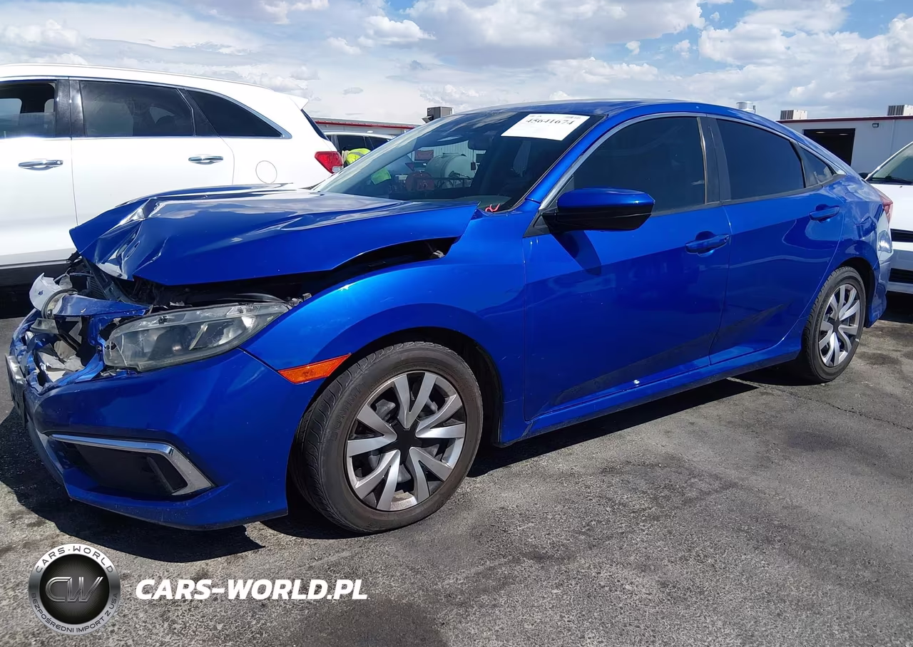 2019 Honda Civic Lx VIN:19XFC2F6XKE202881 - 2
