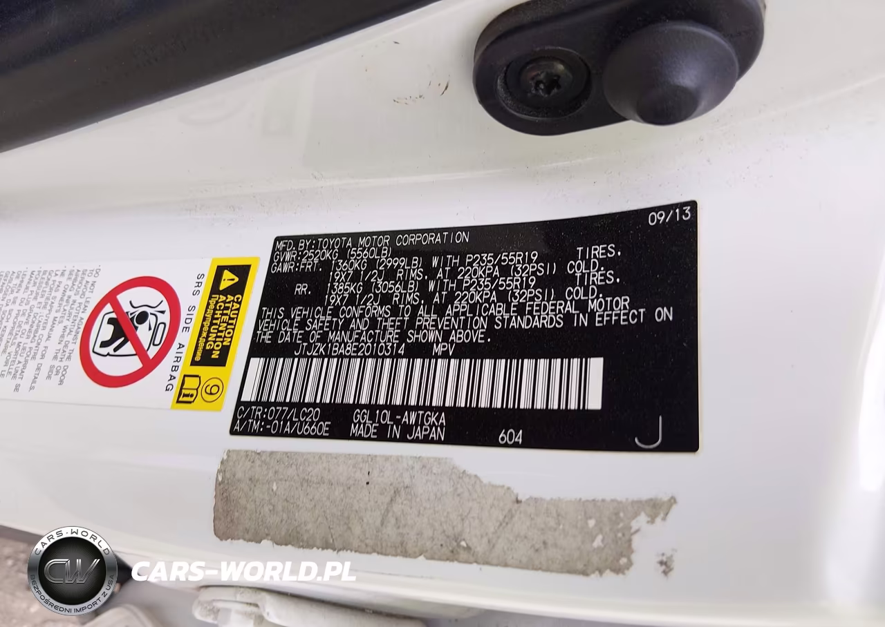 2014 Lexus Rx 350 VIN:JTJZK1BA8E2010314 - 9