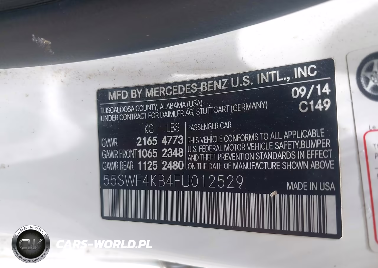 2015 Mercedes-Benz C 300 4Matic VIN:55SWF4KB4FU012529 - 9