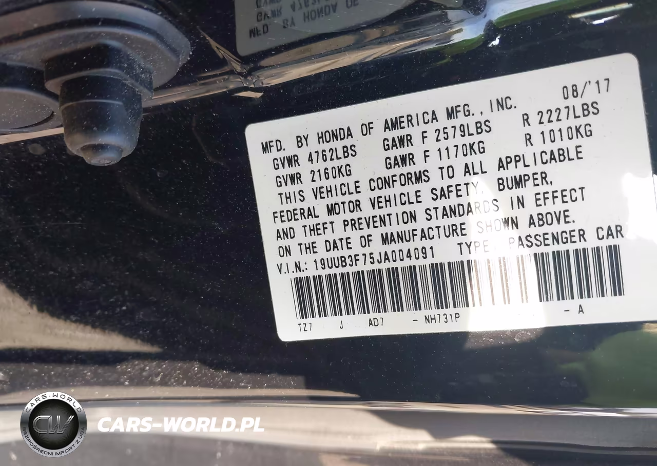 2018 Acura Tlx Advance Pkg VIN:19UUB3F75JA004091 - 9