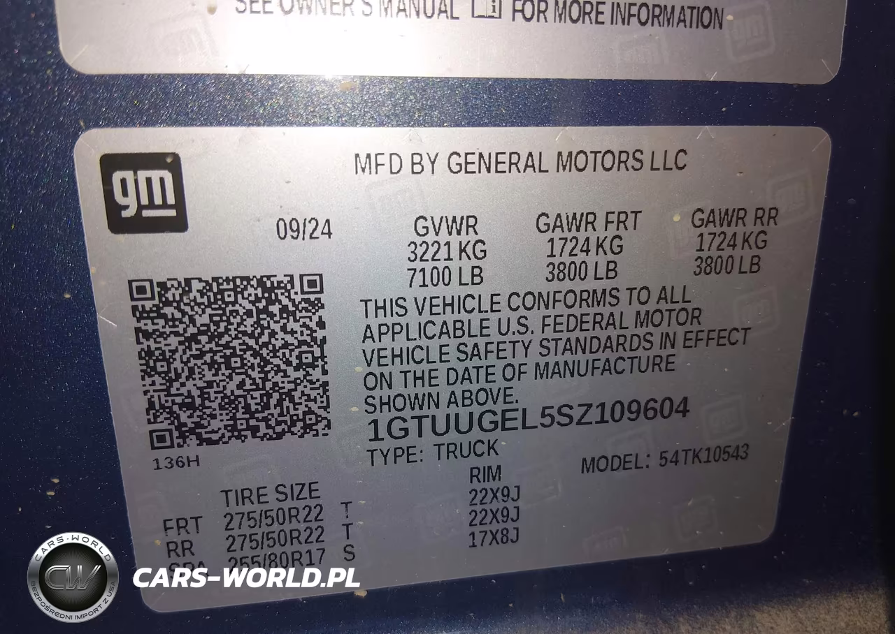 2025 GMC Sierra 1500 VIN:1GTUUGEL5SZ109604 - 9