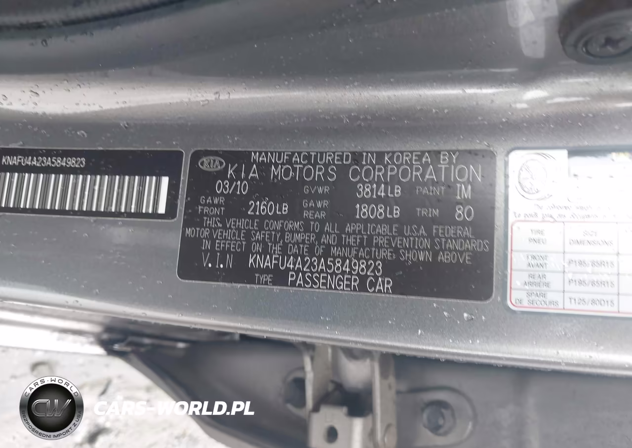 2010 Kia Forte Ex VIN:KNAFU4A23A5849823 - 9