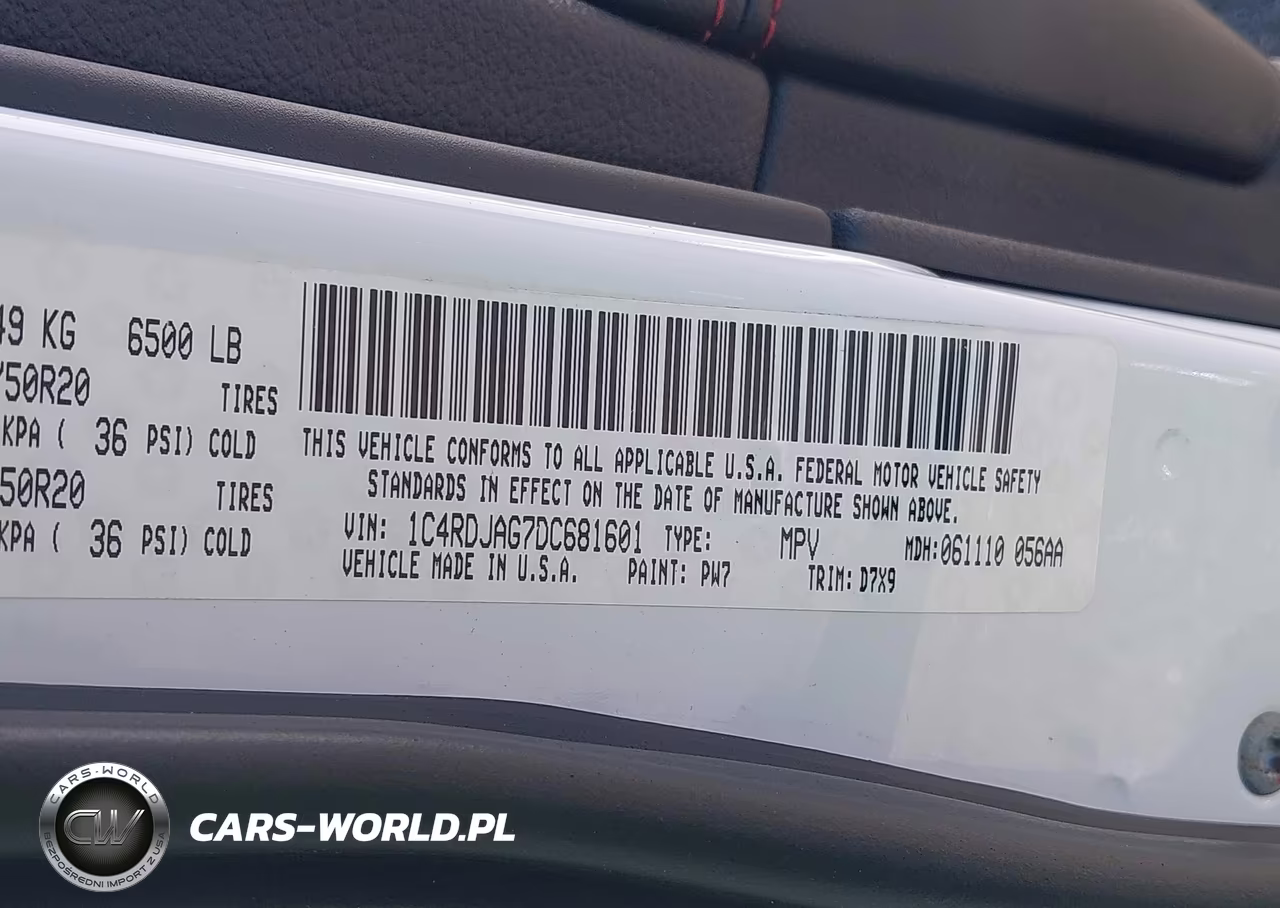 2013 Dodge Durango Sxt VIN:1C4RDJAG7DC681601 - 9