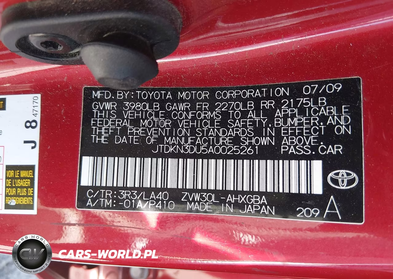 2010 Toyota Prius Iv VIN:JTDKN3DU5A0025261 - 9