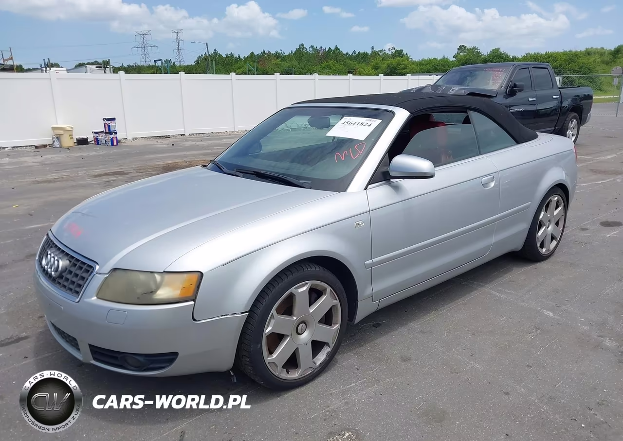 2004 Audi S4 VIN:WUARL48H14K901584 - 2