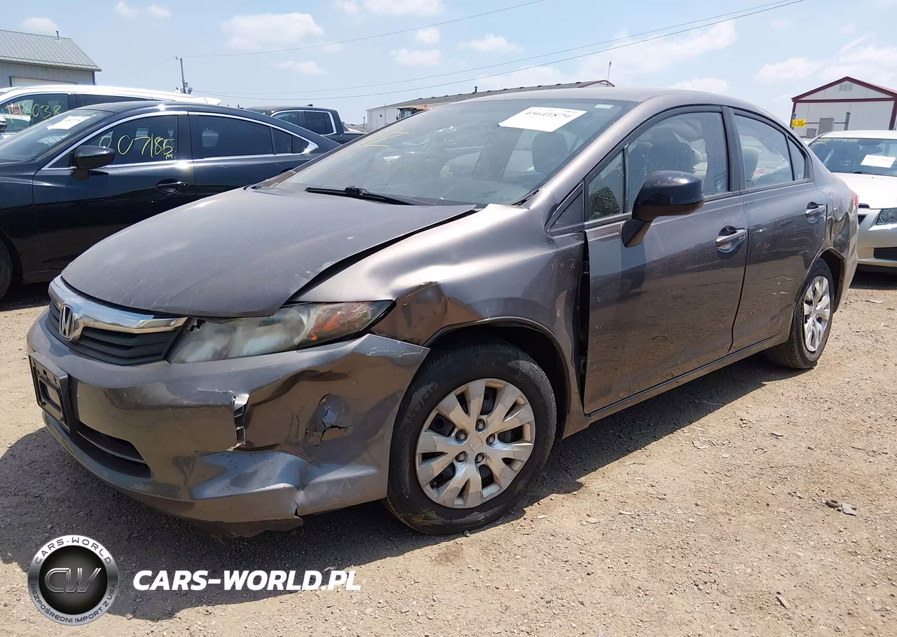 2012 Honda Civic Lx VIN:19XFB2F51CE103703 - 2