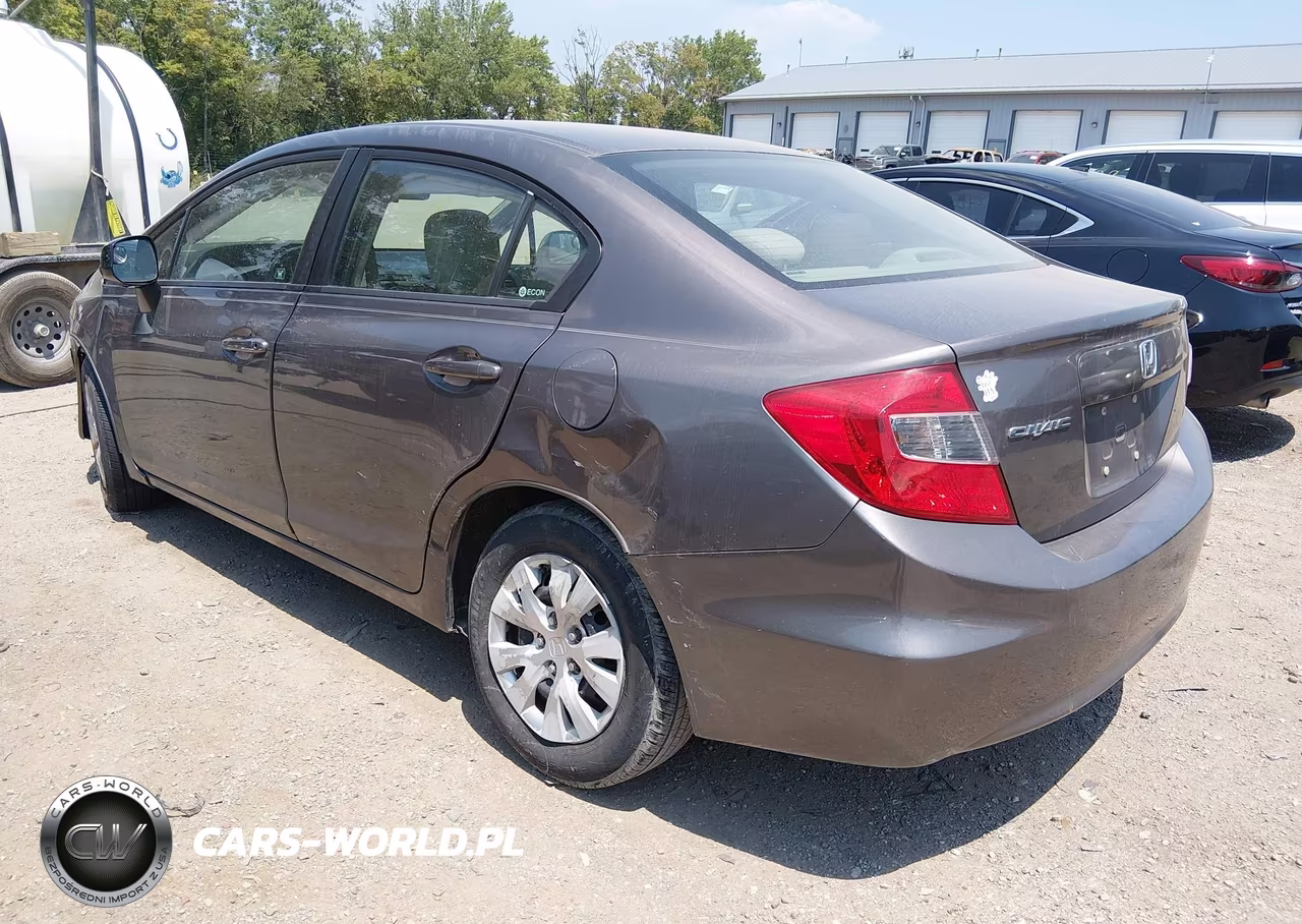 2012 Honda Civic Lx VIN:19XFB2F51CE103703 - 3