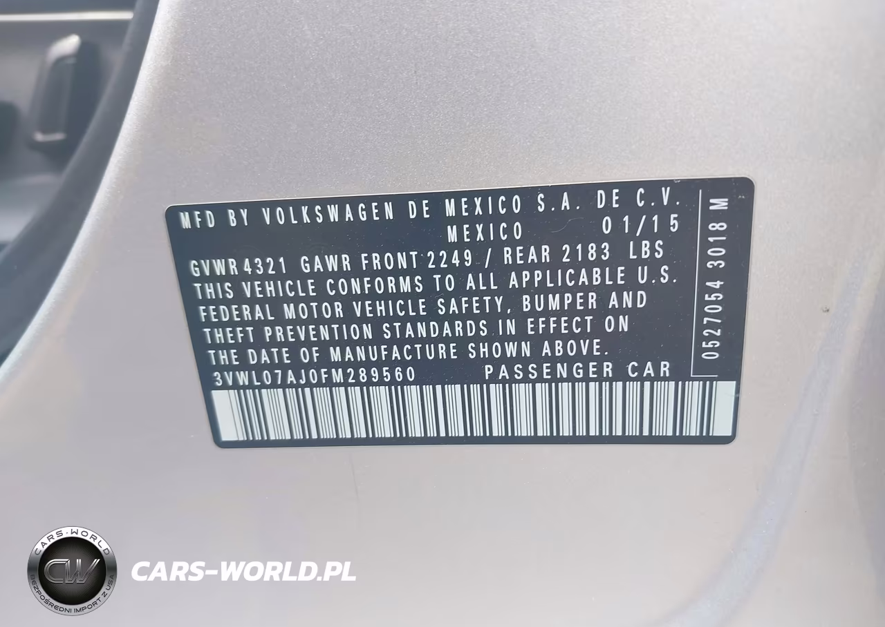 2015 Volkswagen Jetta 1.8T Sel VIN:3VWL07AJ0FM289560 - 9