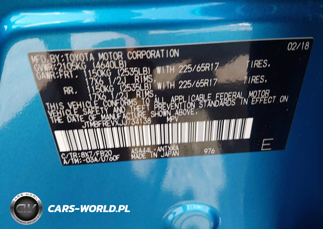 2018 Toyota Rav4 Le VIN:JTMBFREVXJJ734138 - 9