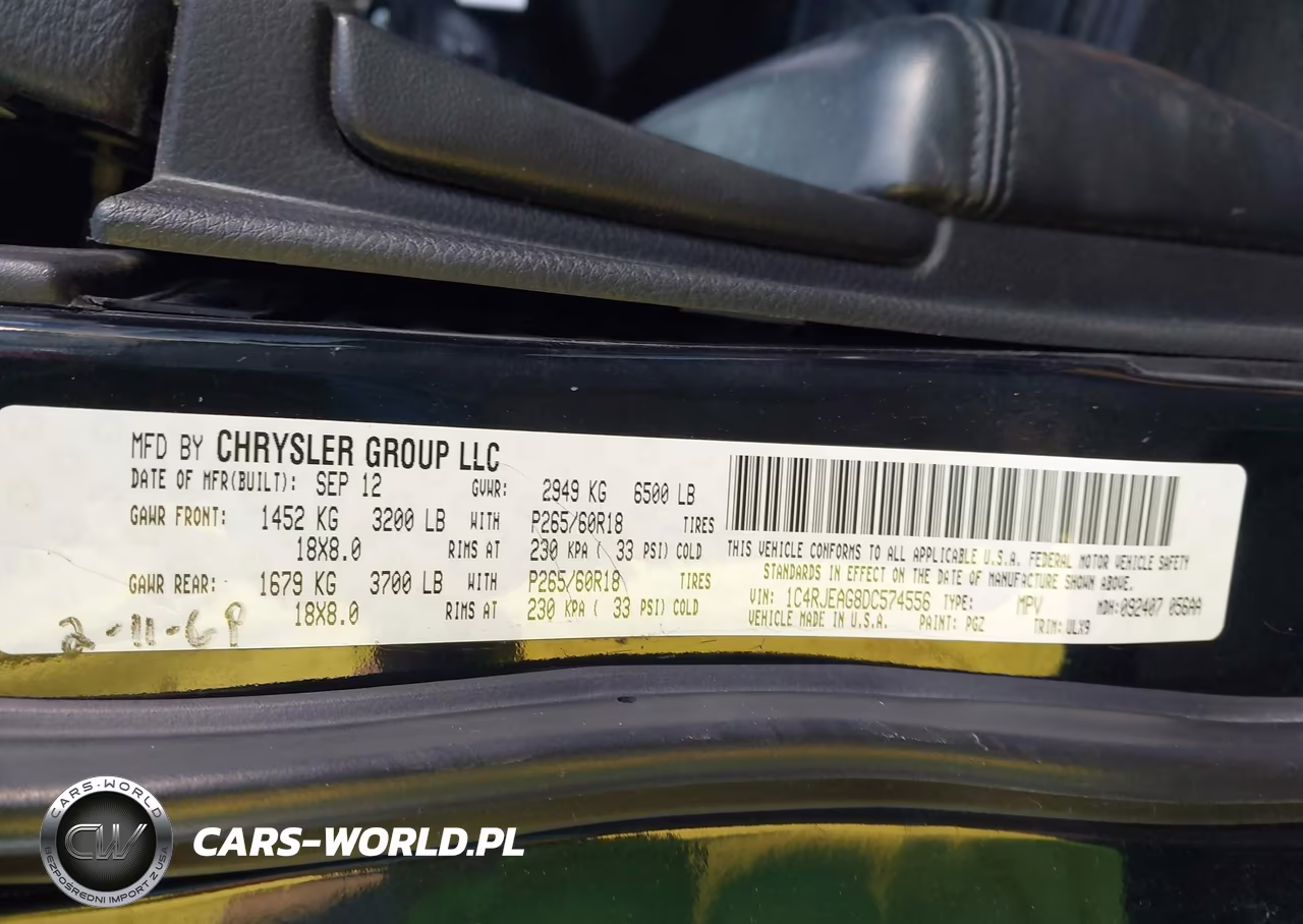 2013 Jeep Grand Cherokee Laredo VIN:1C4RJEAG8DC574556 - 9