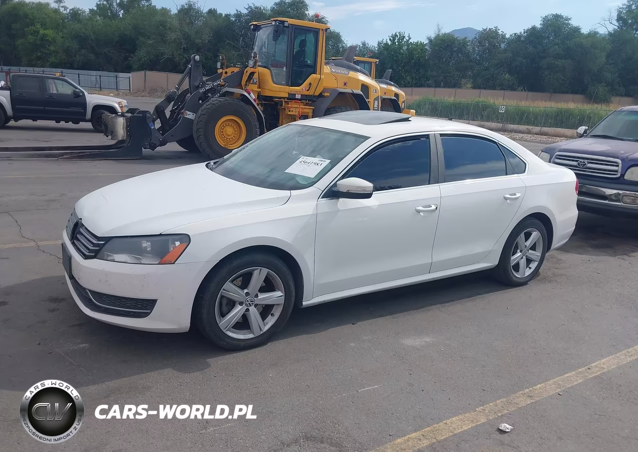 2013 Volkswagen Passat 2.5L Se VIN:1VWBP7A32DC002873 - 2