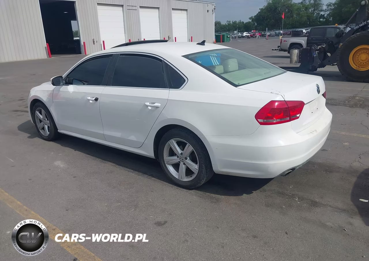 2013 Volkswagen Passat 2.5L Se VIN:1VWBP7A32DC002873 - 3