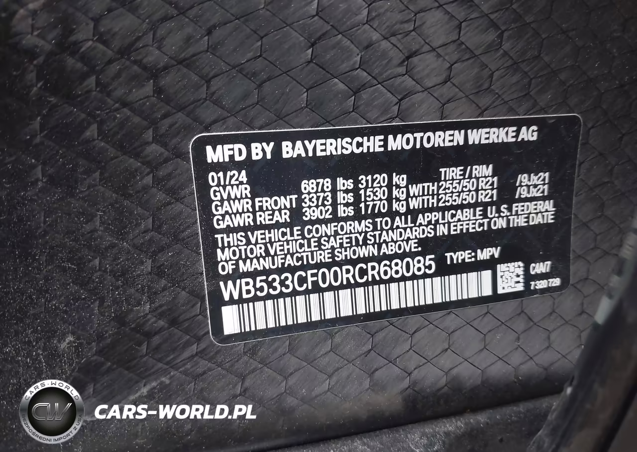 2024 BMW Ix M60 VIN:WB533CF00RCR68085 - 9